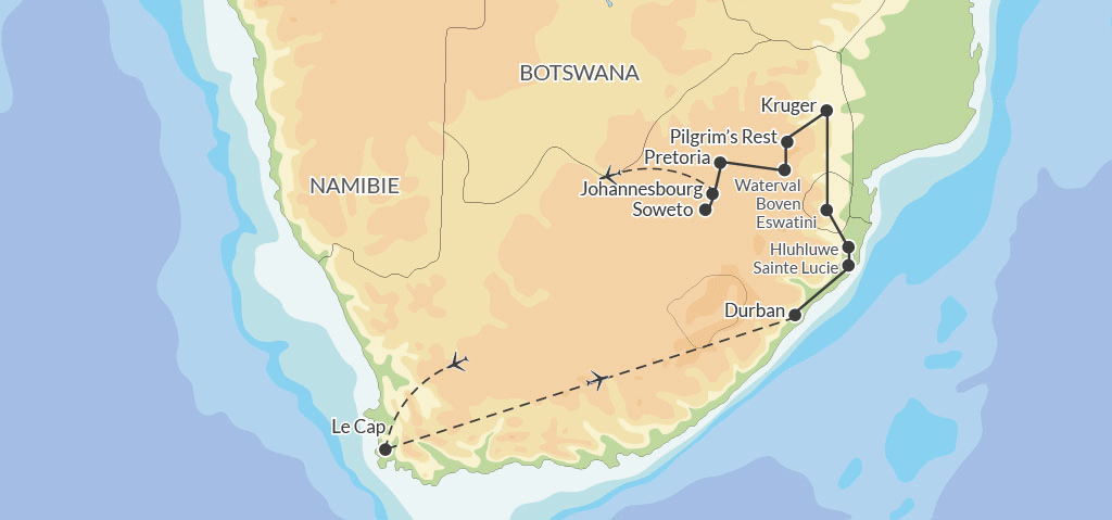 Circuit I love Afrique du Sud - été 2023 johannesbourg Afrique Du Sud