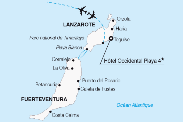 Circuit Découverte à Lanzarote arrecife Canaries