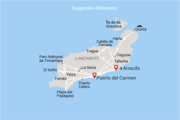 Autotour Sur les routes de Lanzarote en liberté lanzarote Canaries