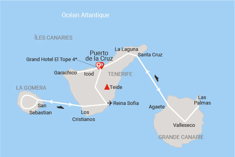 Carte itinéraire