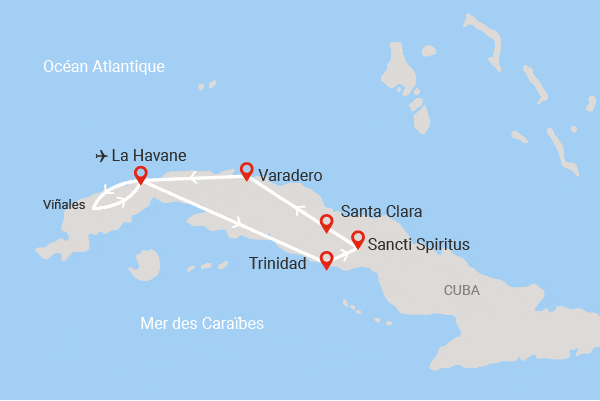 Circuit Merveilles de Cuba avec logement à Varadero au Club Jumbo Memories Varadero la_havane Cuba