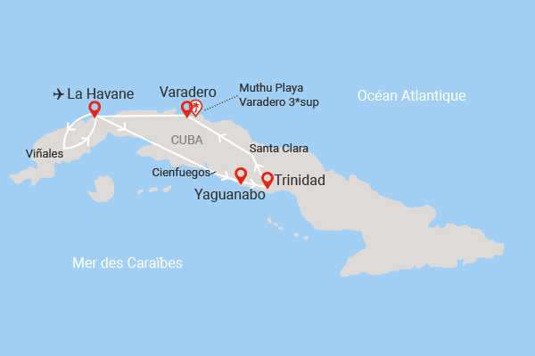 Circuit Trésors Cubains avec logement à Varadero à l'hôtel Muthu Playa Varadero la_havane Cuba
