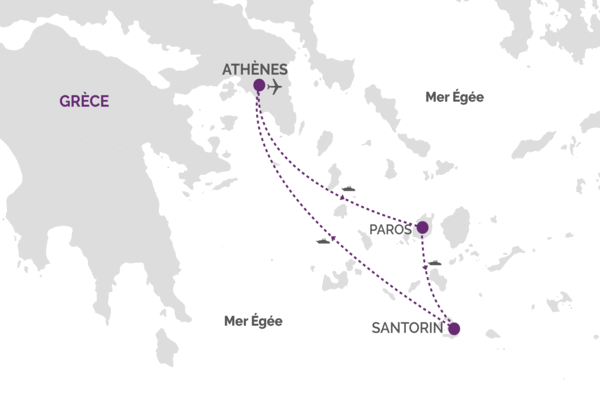 Combiné hôtels Combiné 2 îles : Paros - Santorin en 8 jours paros Grece
