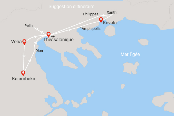 Autotour Vestiges de la Grèce du Nord thessalonique Grece