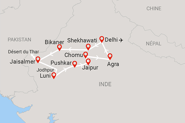 Circuit Perles du Rajasthan (Privatif) - catégorie delhi Inde