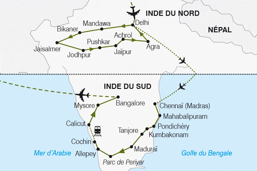 Circuit L'Inde, du Nord au Sud delhi Inde