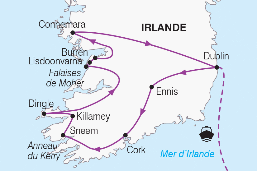 voyage irlande fram