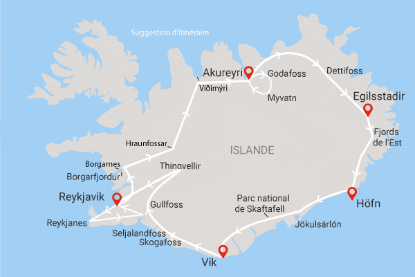 Autotour Balade à la conquête de l'Islande (formule supérieure) reykjavik Islande