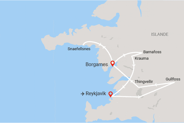 Circuit Beautés d'Islande, entre terre et feu reykjavik Islande