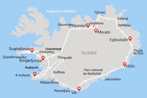 Carte itinéraire