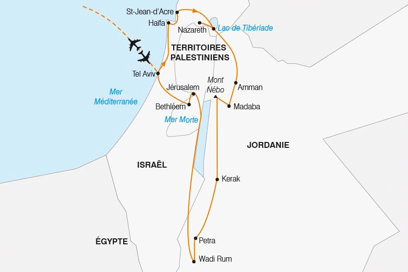 Circuit Jordanie et Israël, Trésors d'Orient tel_aviv Israel