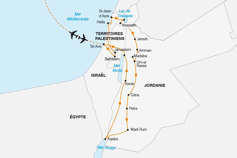 Circuit Joyaux d'Israël et de Jordanie tel_aviv Israel
