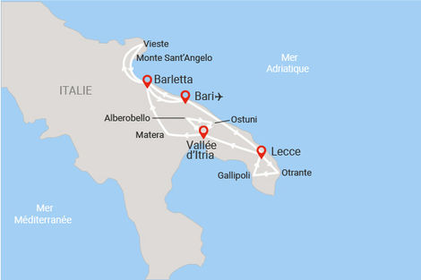 Carte itinéraire