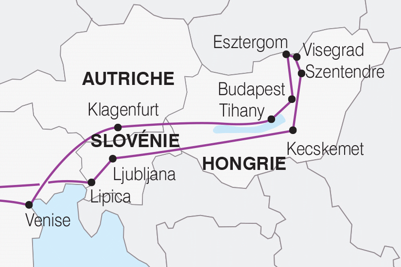 Circuit La Hongrie, le Danube, la Puszta et la Slovénie - Départ Sud jesolo Italie