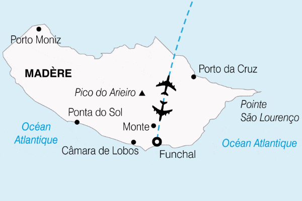 Circuit Madère, l'île aux fleurs funchal Madère