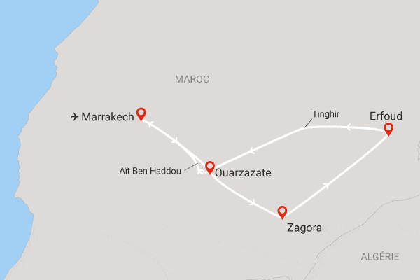 Circuit Grand Sud Maroc marrakech Maroc