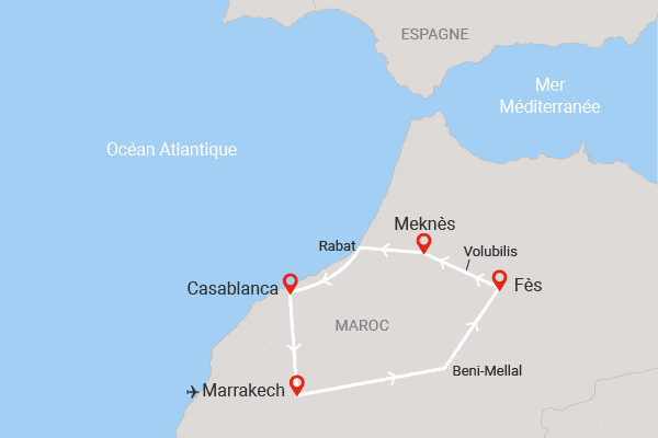 Les villes impériales (Circuit Privatif) marrakech Maroc