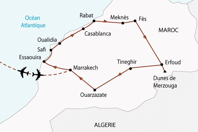 Circuit Splendeurs Marocaines marrakech Maroc