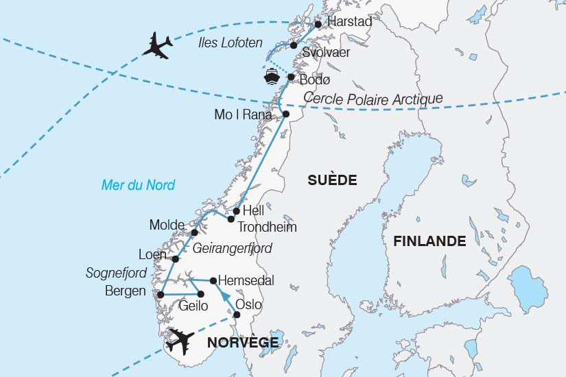 Circuit Majestueux Fjords & Iles Lofoten - Premium oslo Norvege
