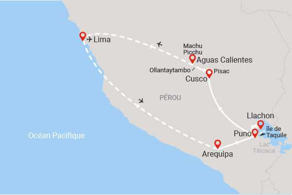 Circuit Trésors du Pérou lima Perou