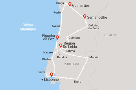 Carte itinéraire