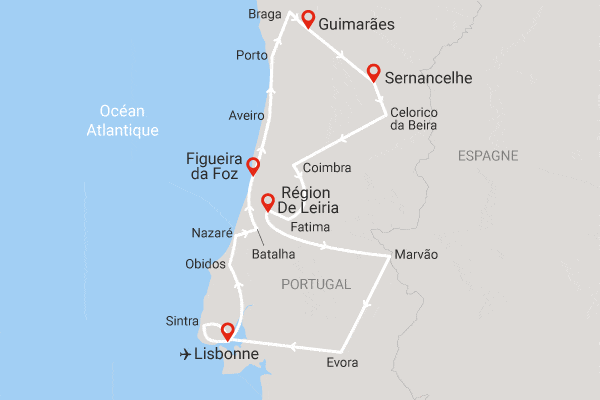 Circuit Au coeur du Portugal lisbonne Portugal