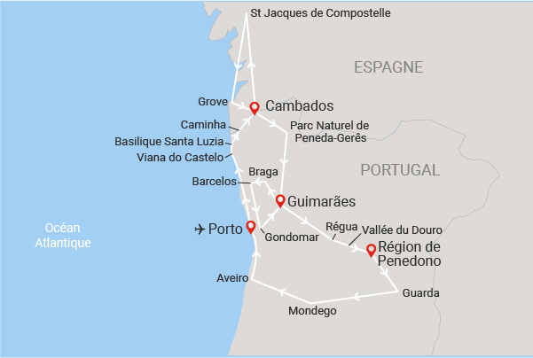 Circuit Regards sur le nord du Portugal et la Galice porto Portugal