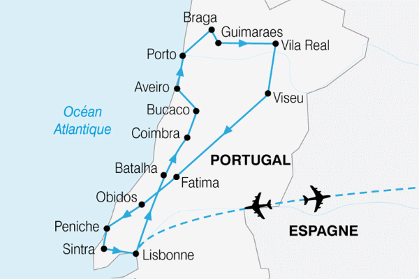 Circuit Le Portugal, entre Tage et Douro (en Royal Class) porto Portugal