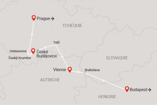 Circuit Beautés de l'Europe Centrale prague Republique Tcheque