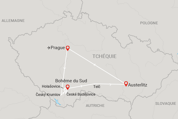 Circuit Splendide Prague et Bohême du Sud prague Republique Tcheque