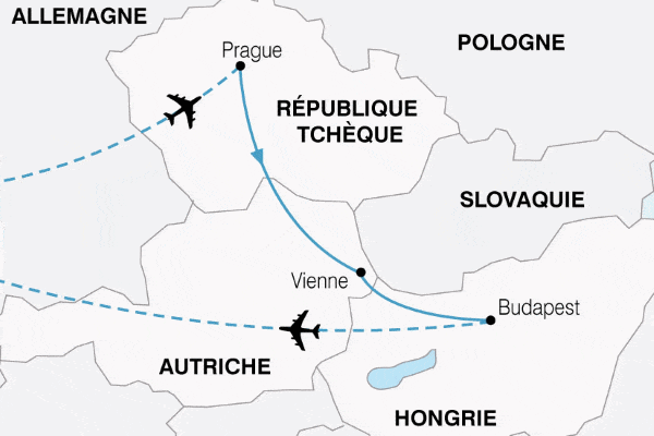 Circuit L'Empire Autro-Hongrois prague Republique Tcheque