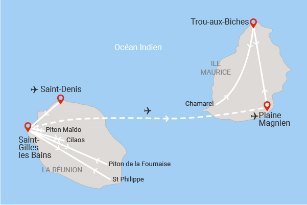 Circuit Beautés des Îles Vanille (Aigrettes 3* & Palmiste 3*) saint_denis Reunion