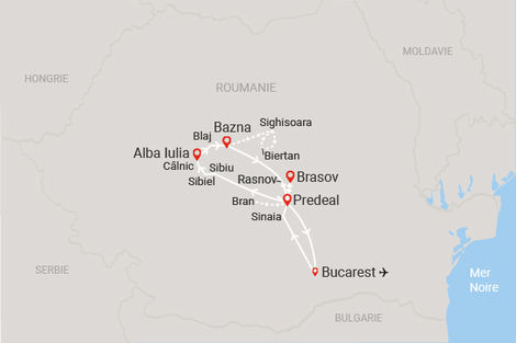 carte itinéraire