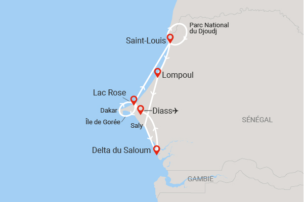 Circuit Trésors du Sénégal dakar Senegal