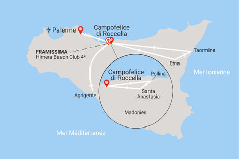 Carte itinéraire