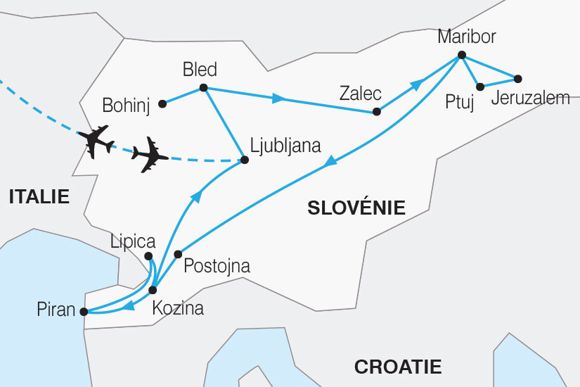 Circuit Secrets de la Slovénie ljubljana Slovenie