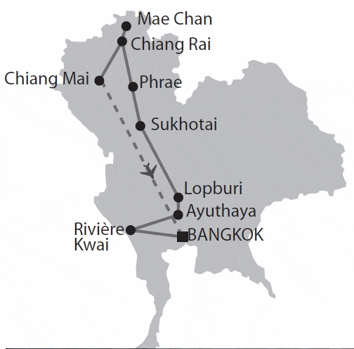 Circuit Thailande en hôtels de charme luxe et en privatif bangkok Thailande