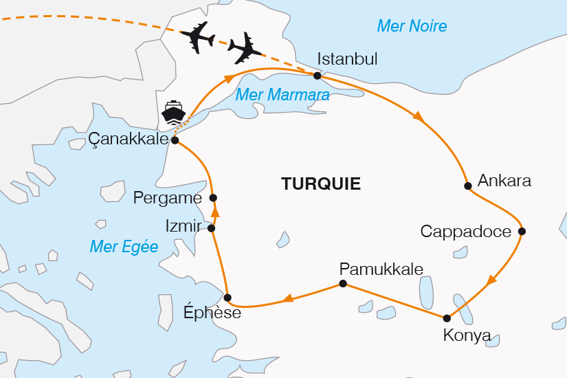 Circuit Turquie, au carrefour de l'Orient et de l'Occident istanbul Turquie